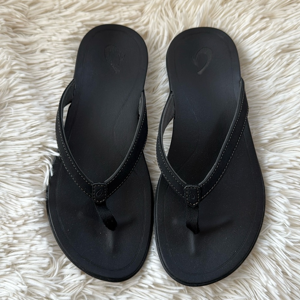 Olukai Ho'Opio Flip Flop Sandals - Picture 4 of 6